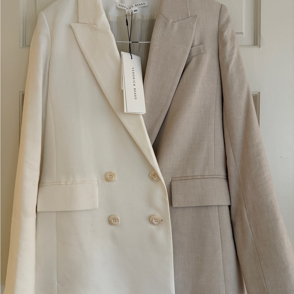 Veronica Beard Two-Tone Braeton Dickey Blazer
